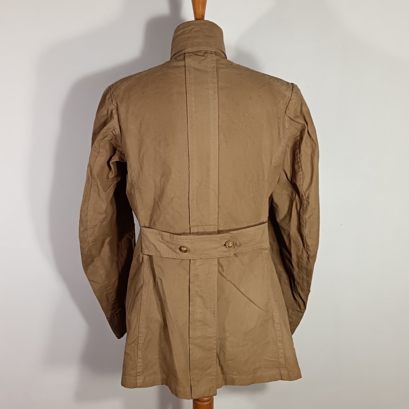 VAREUSE VESTE OFFICIER OU SOUS OFF MODELE 1913 TROUPE COLONIALES ET LEGION COULEUR BEIGE SABLE