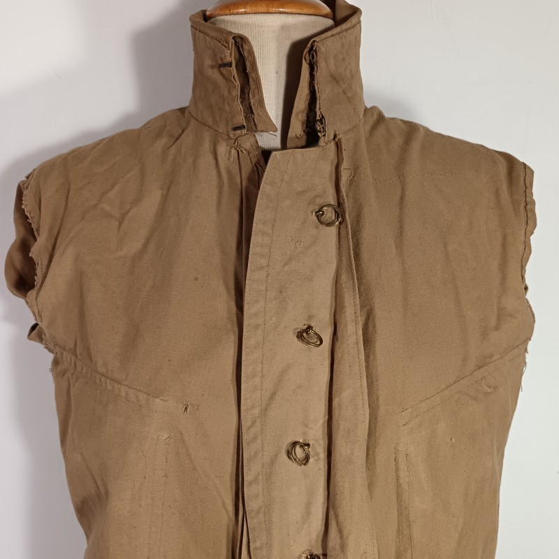 VAREUSE VESTE OFFICIER OU SOUS OFF MODELE 1913 TROUPE COLONIALES ET LEGION COULEUR BEIGE SABLE