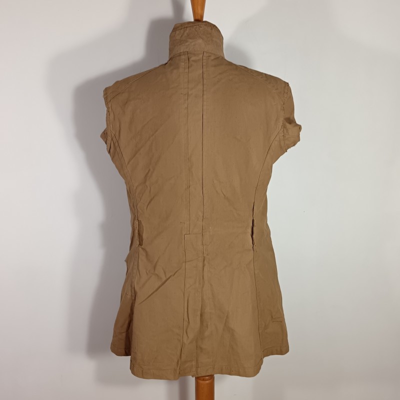 VAREUSE VESTE OFFICIER OU SOUS OFF MODELE 1913 TROUPE COLONIALES ET LEGION COULEUR BEIGE SABLE