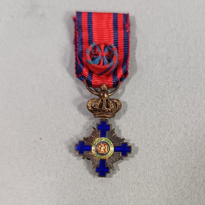 ROUMANIE REDUCTION DE LA MEDAILLE D'OFFICIER DE L'ORDRE DE L'ETOILE STAR ORDER ROUMANIA