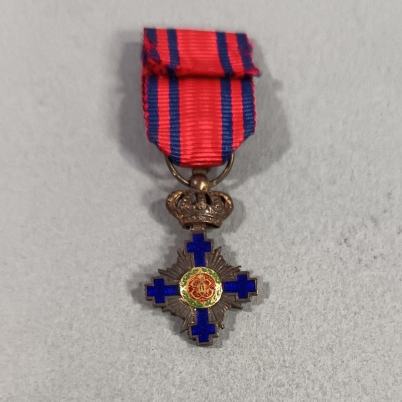 ROUMANIE REDUCTION DE LA MEDAILLE D'OFFICIER DE L'ORDRE DE L'ETOILE STAR ORDER ROUMANIA