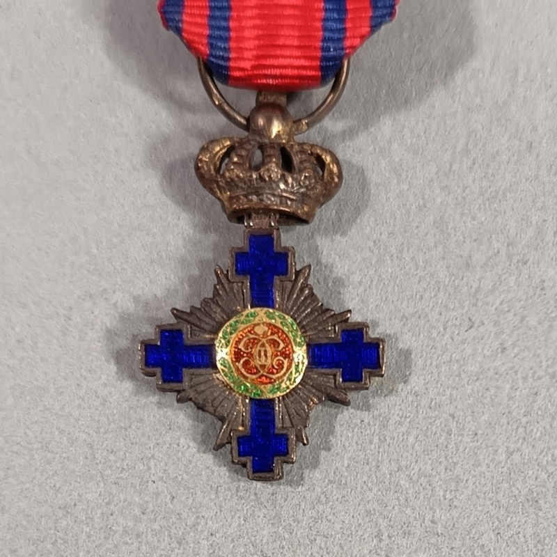 ROUMANIE REDUCTION DE LA MEDAILLE D'OFFICIER DE L'ORDRE DE L'ETOILE STAR ORDER ROUMANIA
