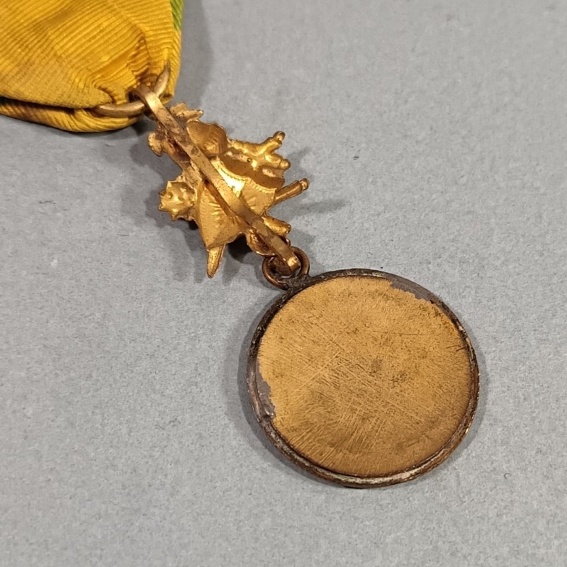 FRANCE MEDAILLE MILITAIRE DES SOUS OFFICIERS FABRICATION FANTAISIE LOCALE OU PRIVEE PIECE DE 5 CENTIME CERES PAR OUDINE