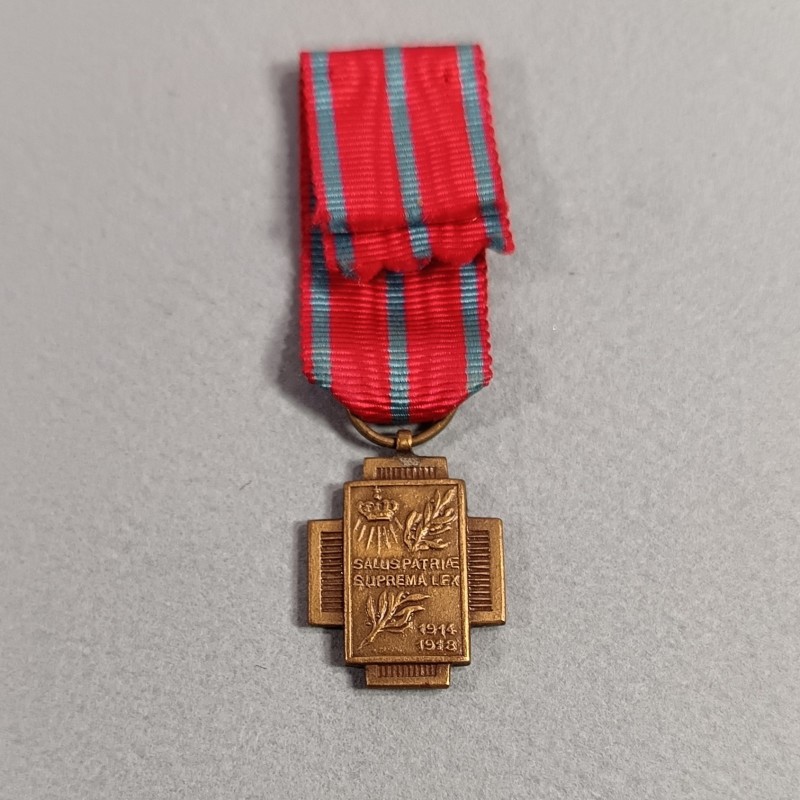BELGIQUE REDUCTION DE LA MEDAILLE DES ANCIENS COMBATTANTS OU CROIX DE FEU GUERRE 1914-1918