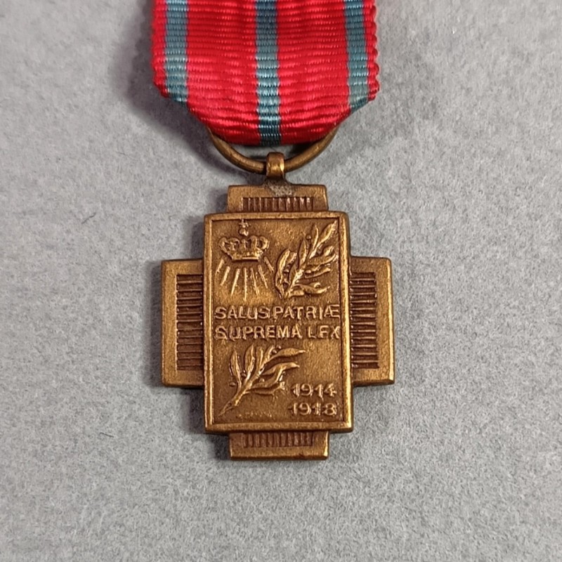 BELGIQUE REDUCTION DE LA MEDAILLE DES ANCIENS COMBATTANTS OU CROIX DE FEU GUERRE 1914-1918