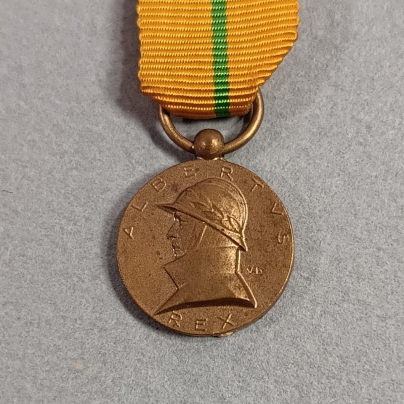 BELGIQUE REDUCTION DE LA MEDAILLE DES VETERANTS DU ROI ALBERT Ier 1909-1934