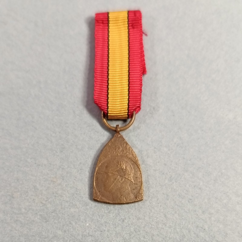 BELGIQUE REDUCTION DE LA MEDAILLE COMMEMORATIVE DE LA GUERRE 1914-1918