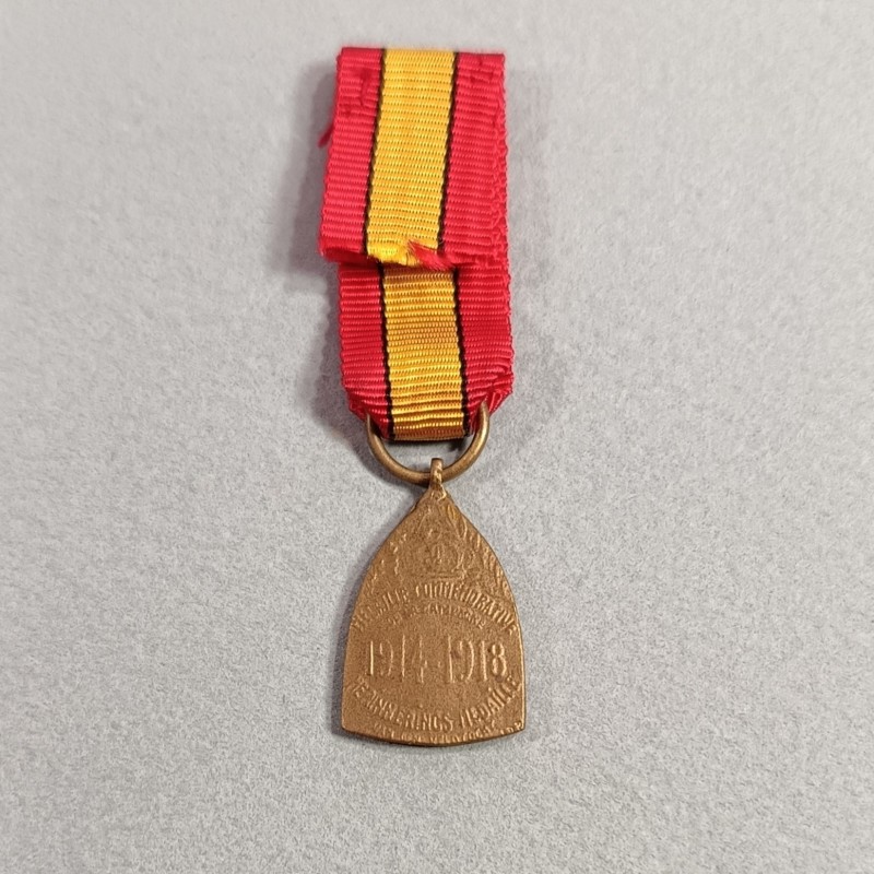 BELGIQUE REDUCTION DE LA MEDAILLE COMMEMORATIVE DE LA GUERRE 1914-1918