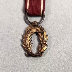 BELGIQUE REDUCTION DE LA MEDAILLE EN ARGENT DES PALMES ACCADEMIQUE BELGE