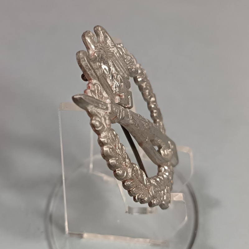 ALLEMAGNE INSIGNE ASSAUT INFANTERIE BADGE DE POITRINE COMBAT ALLEMAND SECONDE GUERRE FABRICANT F & B