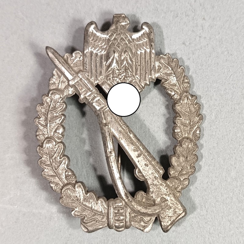 ALLEMAGNE INSIGNE ASSAUT INFANTERIE BADGE DE POITRINE COMBAT ALLEMAND SECONDE GUERRE FABRICANT MK1