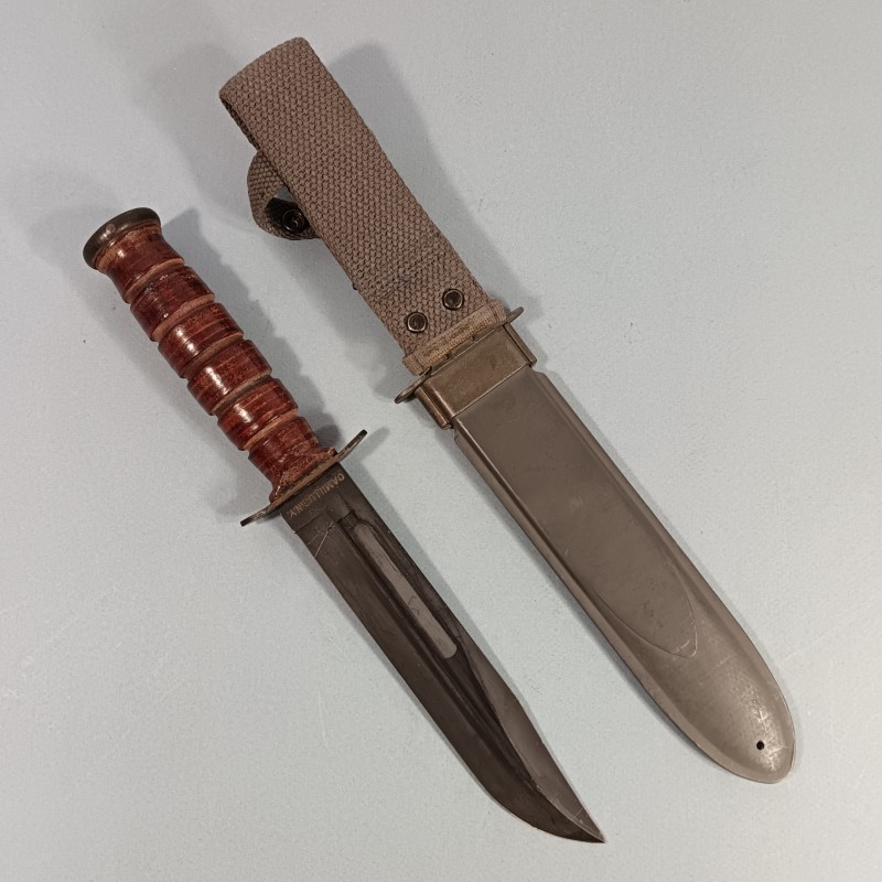 SUPERBE !! COUTEAU DE GI USN CAMILLUS N.Y. U.S.N. MARK 2 NAVY WW2 MARQUAGE LAME FOURREAU NORD 4723 MK2 U.S.N.