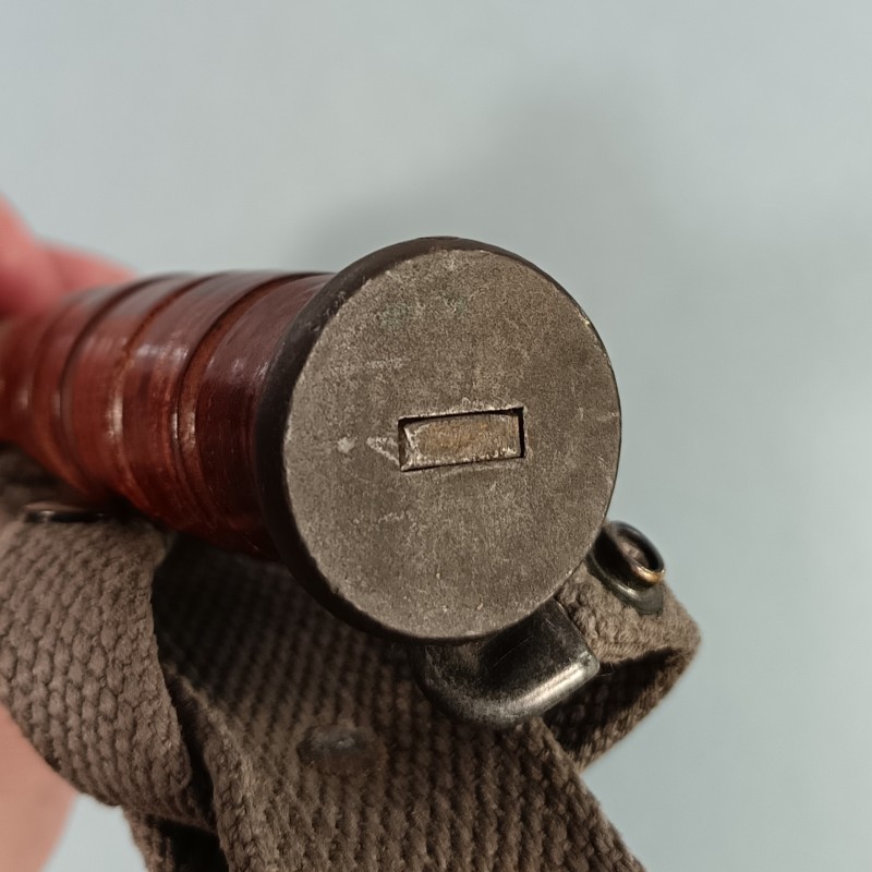 SUPERBE !! COUTEAU DE GI USN CAMILLUS N.Y. U.S.N. MARK 2 NAVY WW2 MARQUAGE LAME FOURREAU NORD 4723 MK2 U.S.N.