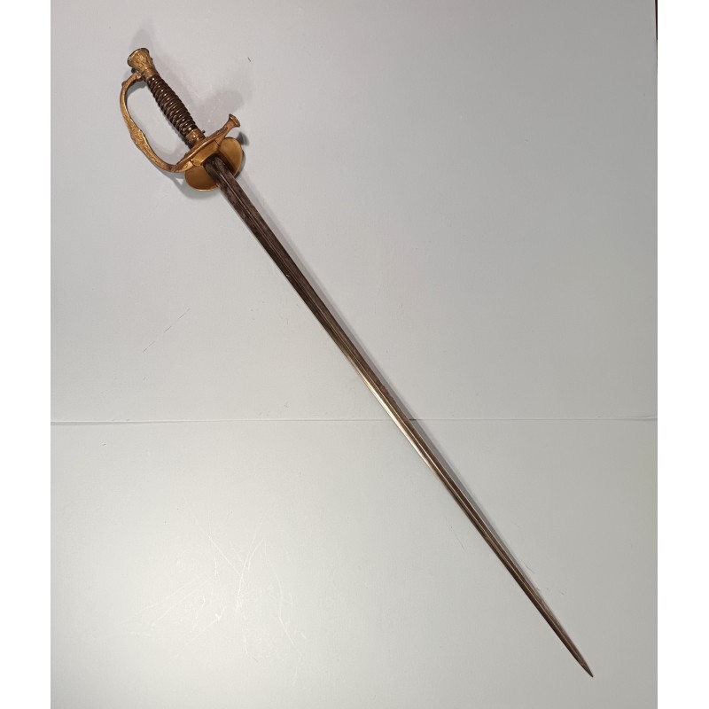 EPEE SECOND EMPIRE OFFICIER DE LA GARDE IMPERIAL MODELE 1860 MANUFACTURE IMPERIALE DE CHATELLERAULT