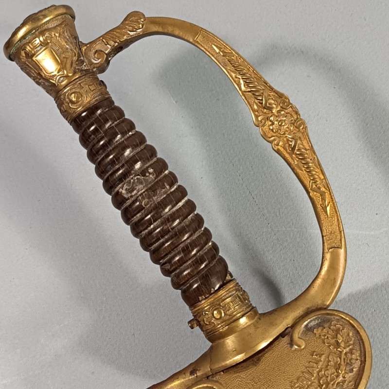 EPEE SECOND EMPIRE OFFICIER DE LA GARDE IMPERIAL MODELE 1860 MANUFACTURE IMPERIALE DE CHATELLERAULT