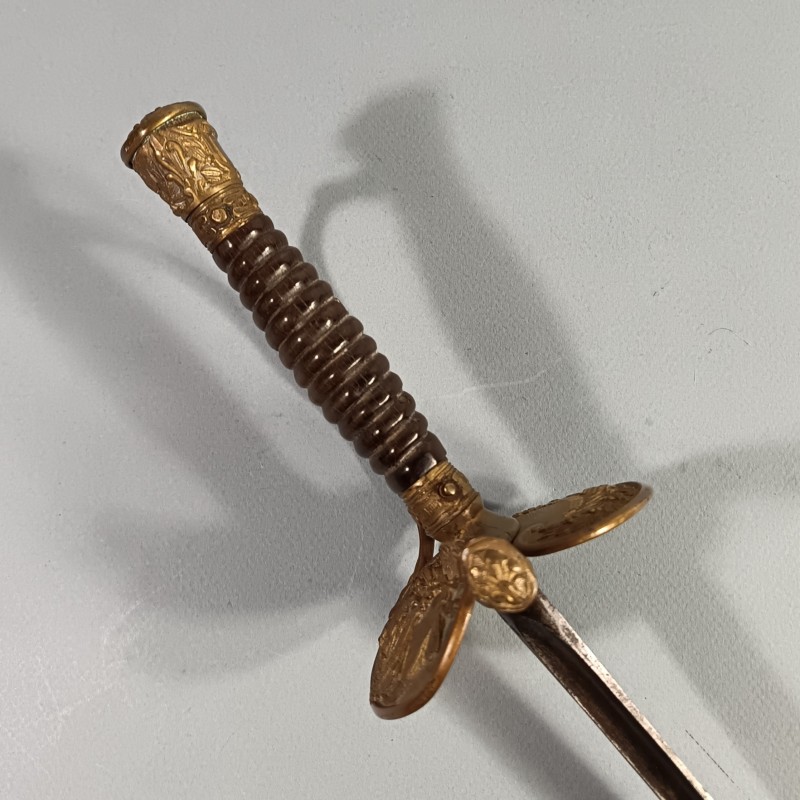 EPEE SECOND EMPIRE OFFICIER DE LA GARDE IMPERIAL MODELE 1860 MANUFACTURE IMPERIALE DE CHATELLERAULT
