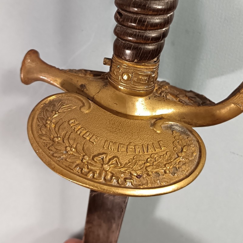 EPEE SECOND EMPIRE OFFICIER DE LA GARDE IMPERIAL MODELE 1860 MANUFACTURE IMPERIALE DE CHATELLERAULT