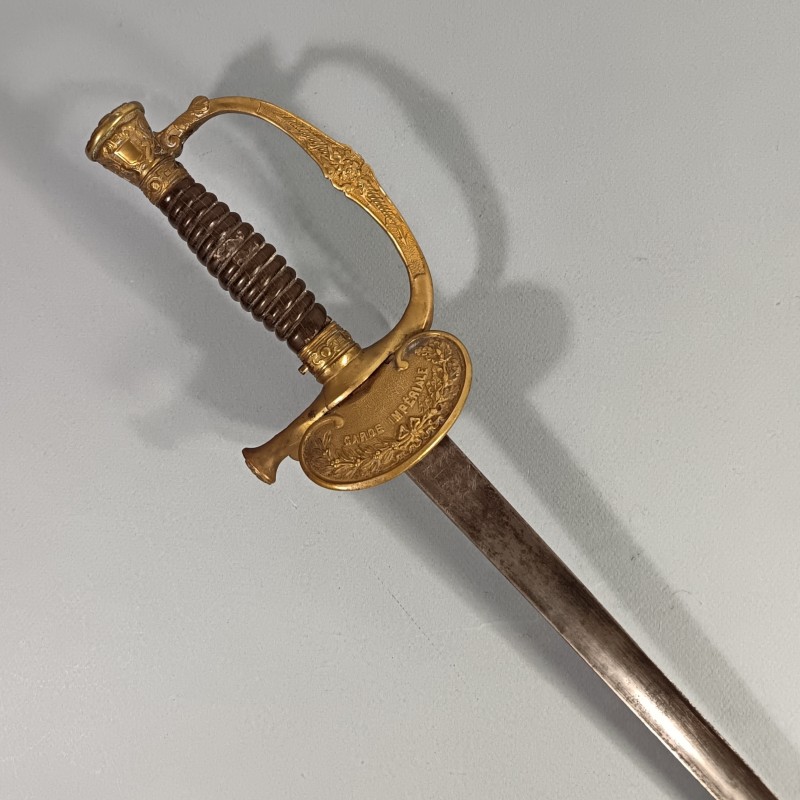 EPEE SECOND EMPIRE OFFICIER DE LA GARDE IMPERIAL MODELE 1860 MANUFACTURE IMPERIALE DE CHATELLERAULT