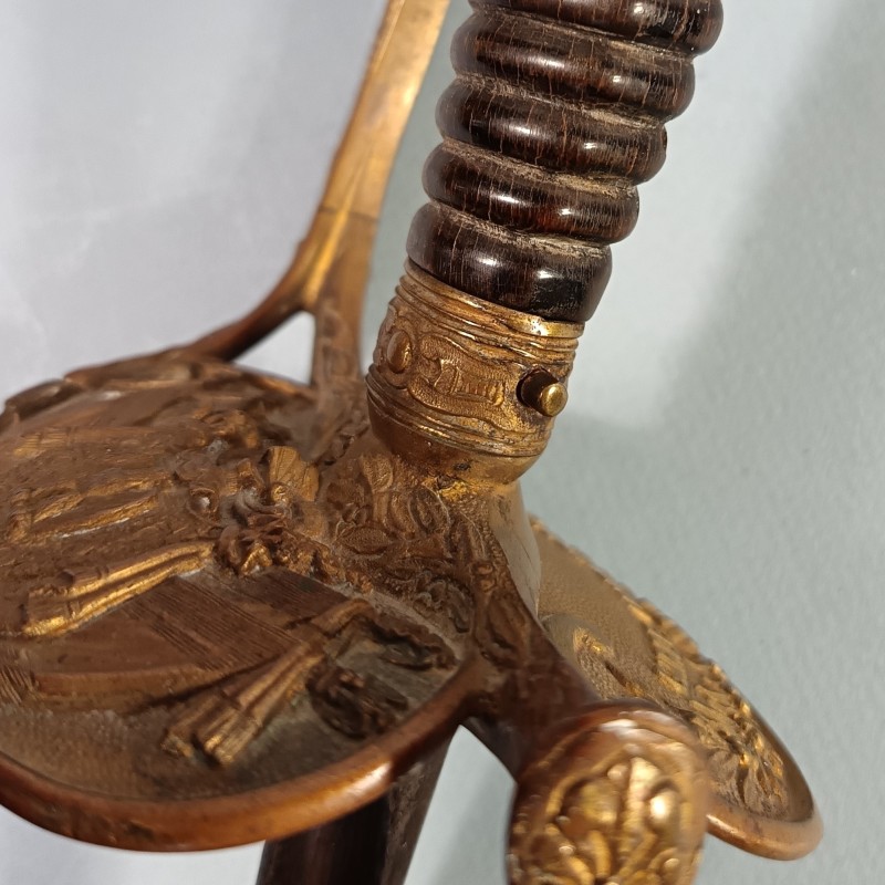 EPEE SECOND EMPIRE OFFICIER DE LA GARDE IMPERIAL MODELE 1860 MANUFACTURE IMPERIALE DE CHATELLERAULT