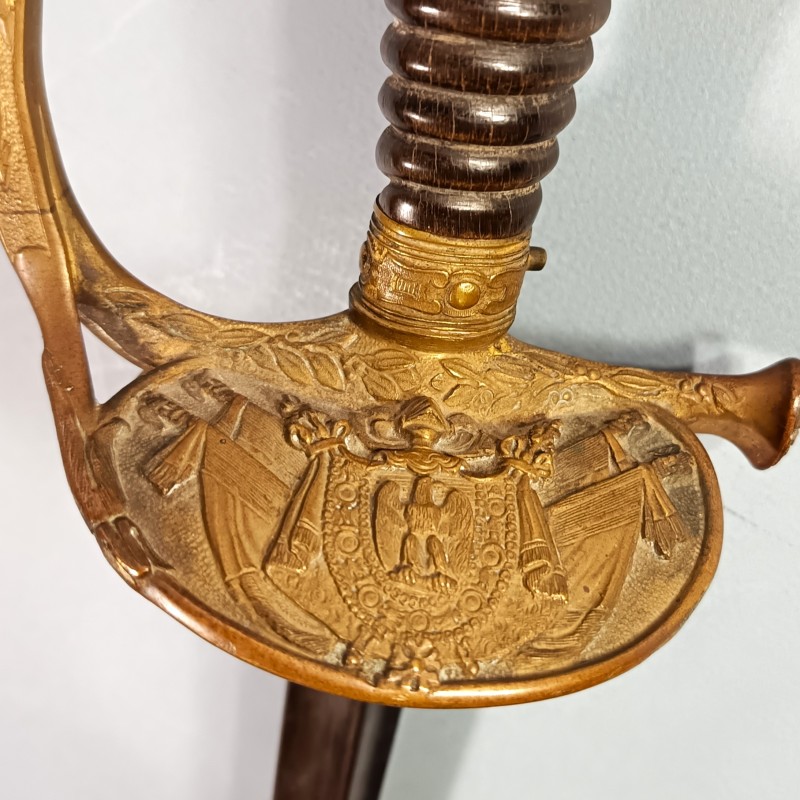 EPEE SECOND EMPIRE OFFICIER DE LA GARDE IMPERIAL MODELE 1860 MANUFACTURE IMPERIALE DE CHATELLERAULT