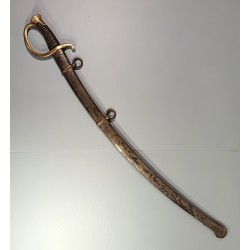 FRANCE SABRE DE CANONNIER MONTE MODELE 1929 TROUPE 3 ème ESCADRON DU TRAIN DES EQUIPAGES