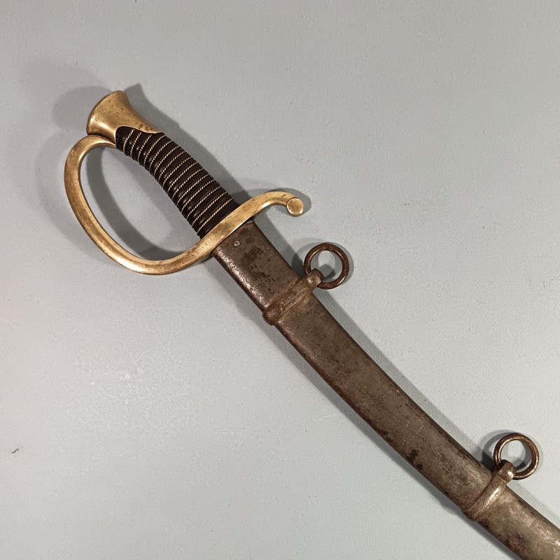 FRANCE SABRE DE CANONNIER MONTE MODELE 1929 TROUPE 3 ème ESCADRON DU TRAIN DES EQUIPAGES