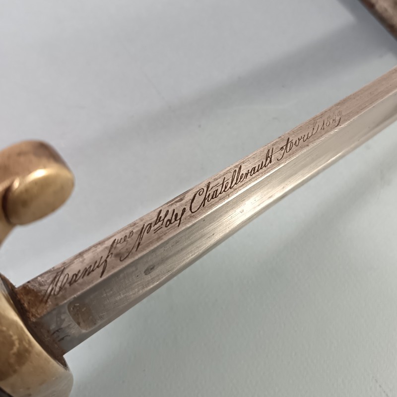 FRANCE SABRE DE CANONNIER MONTE MODELE 1929 TROUPE 3 ème ESCADRON DU TRAIN DES EQUIPAGES