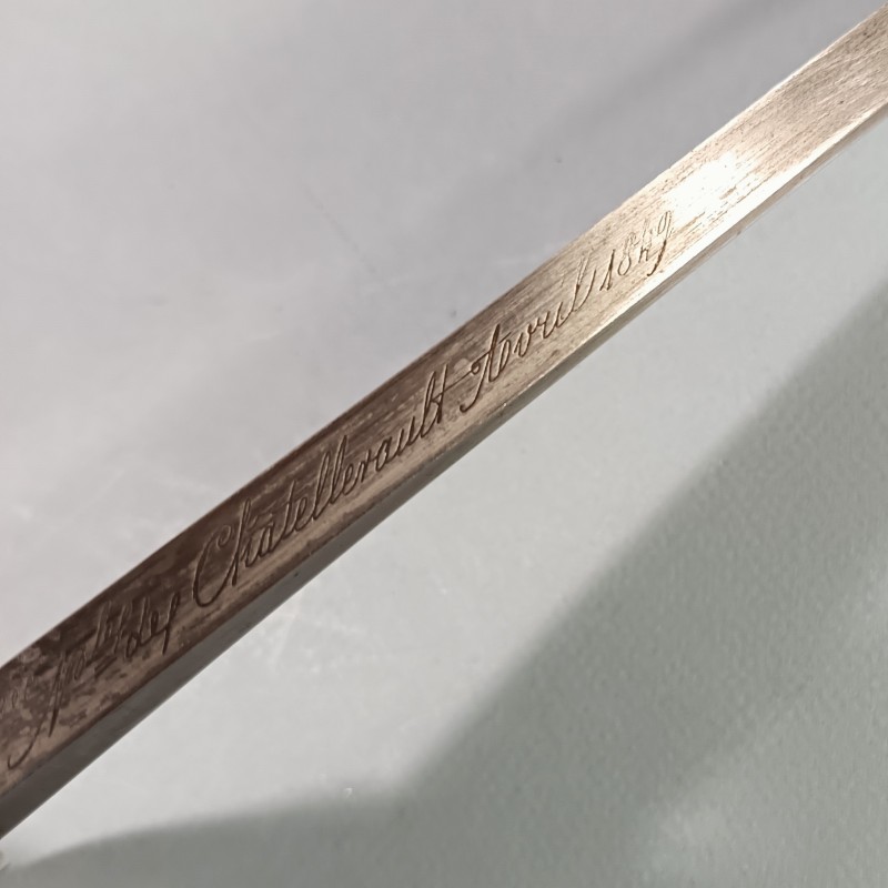 FRANCE SABRE DE CANONNIER MONTE MODELE 1929 TROUPE 3 ème ESCADRON DU TRAIN DES EQUIPAGES