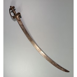 SABRE INDIEN DE TYPE TALWAR ASIE FABRICATION ANCIENNE XVIII ème OU DEBUT XIX ème SIECLES OSBORN & GUNBY