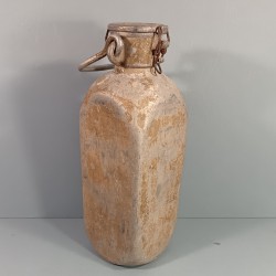 BIDON ALLEMAND EN ALUMINIUM POUR EAU OU LAIT TRINKWASSER 5 LITRES FABRICATION SECONDE GUERRE