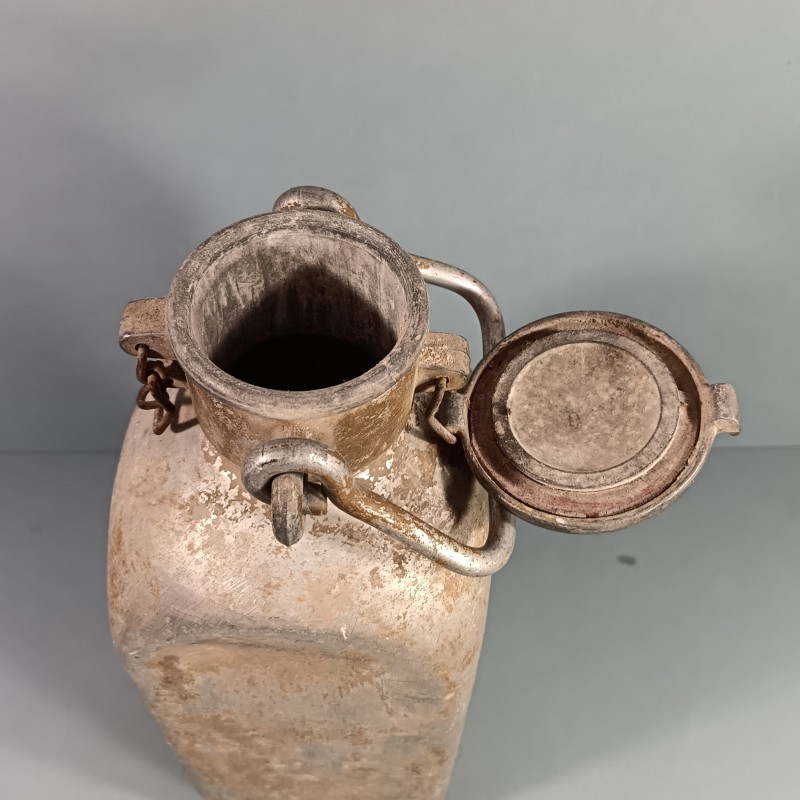 BIDON ALLEMAND EN ALUMINIUM POUR EAU OU LAIT TRINKWASSER 5 LITRES FABRICATION SECONDE GUERRE