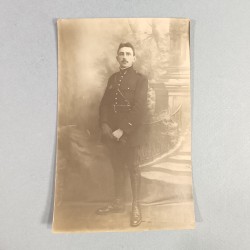 ENSEMBLE DE 2 PHOTOS CPA D'UN PILOTE D'AVIATION GUERRE 1914 - 1918 SPA 35 ET COMMANDANT EN 1937 AIME DAUSSANT