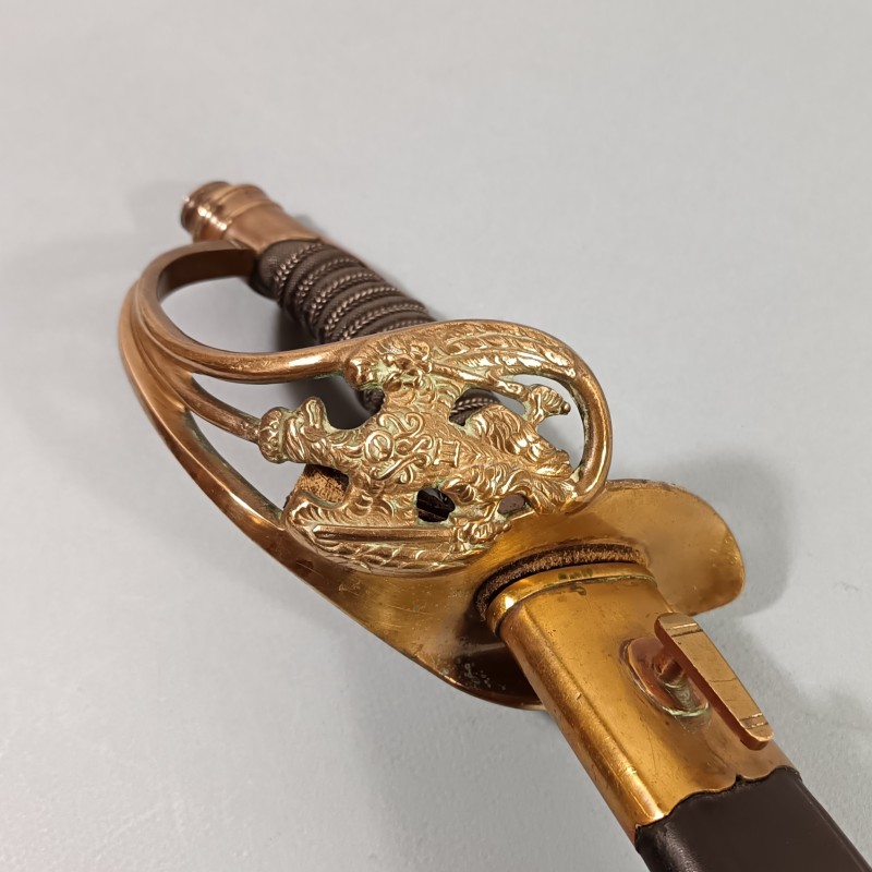 SABRE DE PORTE DRAPEAU REGIMENT DE PRUSSIEN DATE 1905 FAHNENTRAGER SEITENGEWEHR FABRICANT ERFURT SOLINGEN