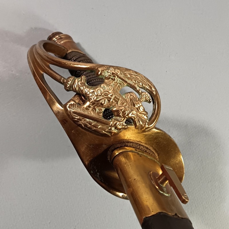 SABRE DE PORTE DRAPEAU REGIMENT DE PRUSSIEN DATE 1905 FAHNENTRAGER SEITENGEWEHR FABRICANT ERFURT SOLINGEN