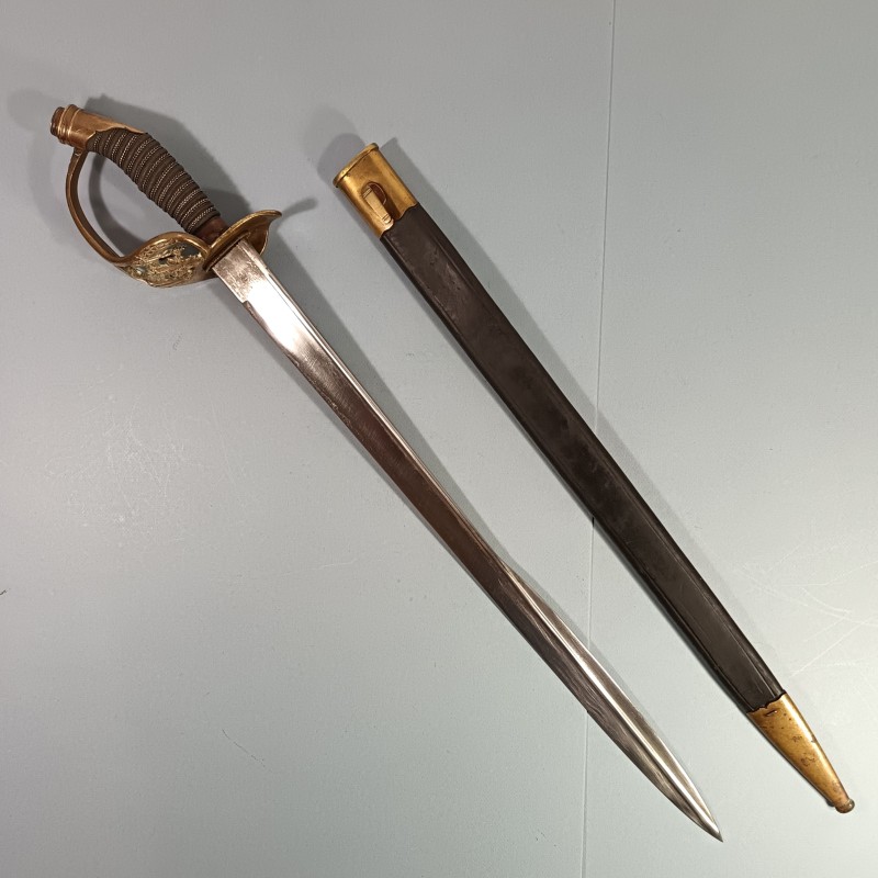 SABRE DE PORTE DRAPEAU REGIMENT DE PRUSSIEN DATE 1905 FAHNENTRAGER SEITENGEWEHR FABRICANT ERFURT SOLINGEN