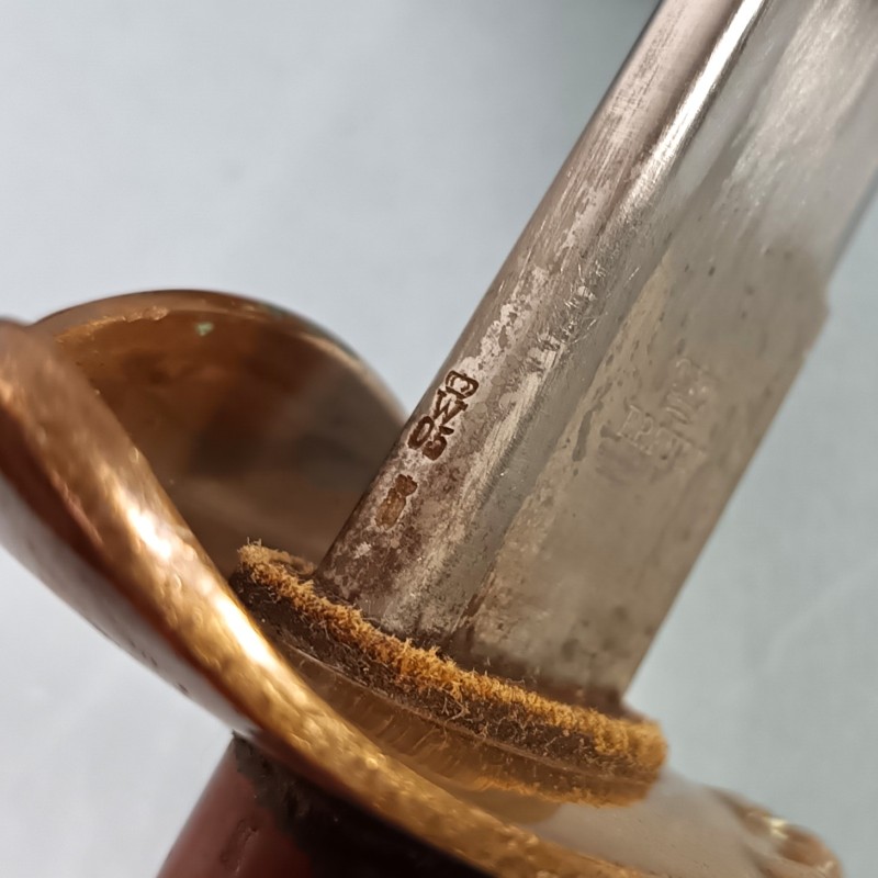 SABRE DE PORTE DRAPEAU REGIMENT DE PRUSSIEN DATE 1905 FAHNENTRAGER SEITENGEWEHR FABRICANT ERFURT SOLINGEN