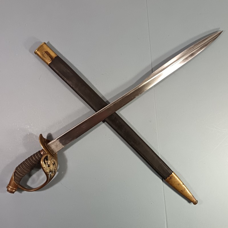 SABRE DE PORTE DRAPEAU REGIMENT DE PRUSSIEN DATE 1905 FAHNENTRAGER SEITENGEWEHR FABRICANT ERFURT SOLINGEN