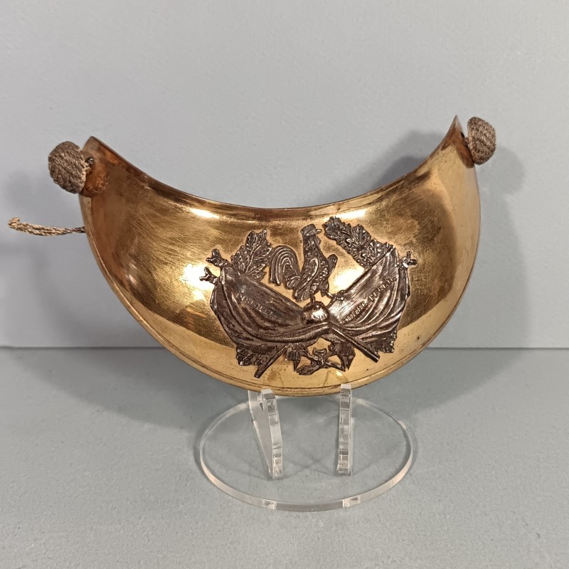 HAUSSE COL AU COQ D'OFFICIER D'INFANTERIE OU GARDE NATIONALE LOUIS PHILIPPE ET SECONDE REPUBLIQUE 1848 1852