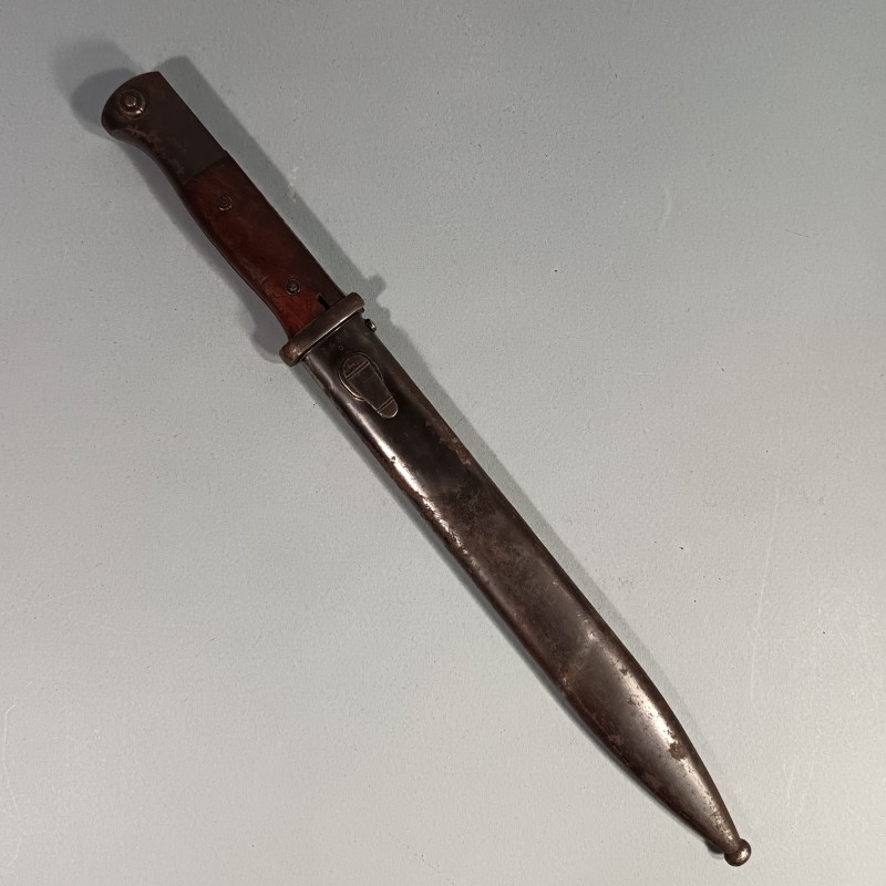 BAIONNETTE ALLEMANDE 98K FOURREAU ET BAIONNETTE AVEC MEME NUMERO ET CODE FABRICANT S/185 DATEE 1937