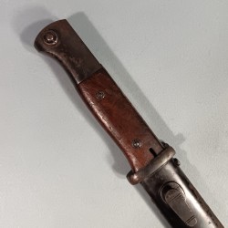 BAIONNETTE ALLEMANDE 98K FOURREAU ET BAIONNETTE AVEC MEME NUMERO ET CODE FABRICANT S/185 DATEE 1937
