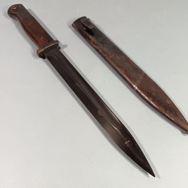 BAIONNETTE ALLEMANDE 98K FOURREAU ET BAIONNETTE AVEC MEME NUMERO ET CODE FABRICANT S/185 DATEE 1937