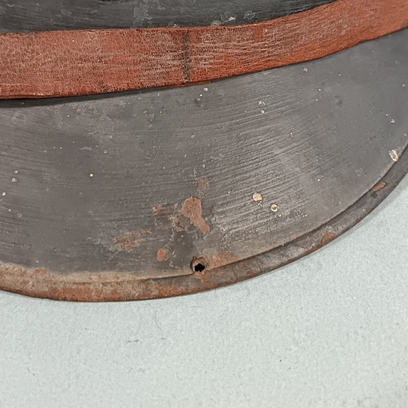 CASQUE ADRIAN MODELE 1915 INFANTERIE CAVALERIE LEGION ETRANGERE COMPLET GUERRE 1914-1918