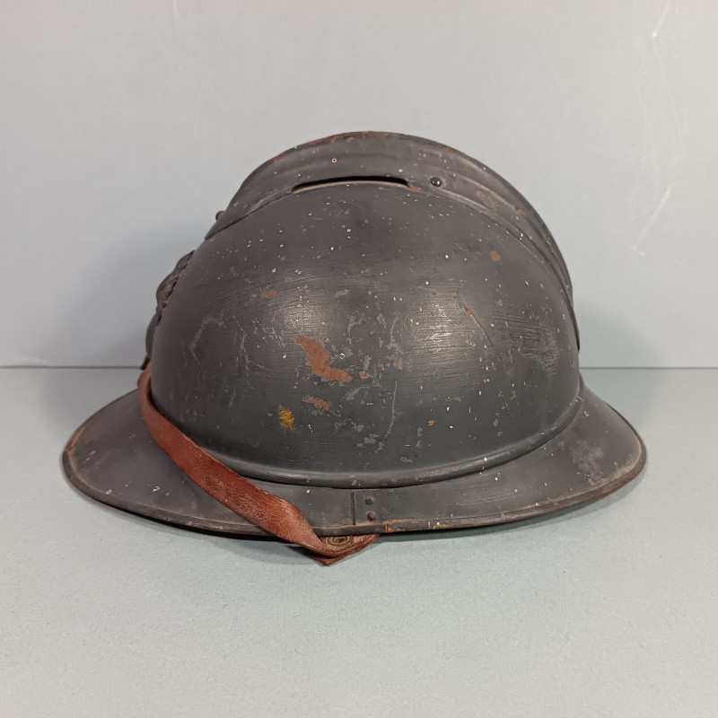 CASQUE ADRIAN MODELE 1915 INFANTERIE CAVALERIE LEGION ETRANGERE COMPLET GUERRE 1914-1918