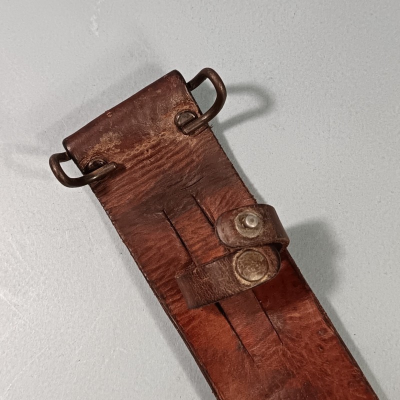 RARE !! COUTEAU DE COMBAT USM3 UTICA MARQUAGE GARDE ET MATRICULE AVEC FOURREAU CUIR USM6 MILSCO 1943