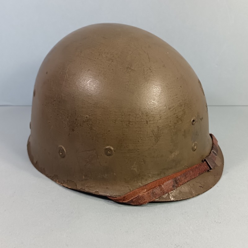 CASQUE USM1 ARMEE FRANCAISE ALGERIE LEGION ETRANGERE PARACHUTISTE TAP FILET CAMOUFLE LINER FIRESTONE