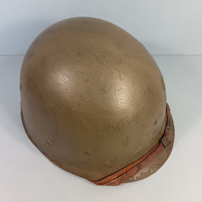 CASQUE USM1 ARMEE FRANCAISE ALGERIE LEGION ETRANGERE PARACHUTISTE TAP FILET CAMOUFLE LINER FIRESTONE