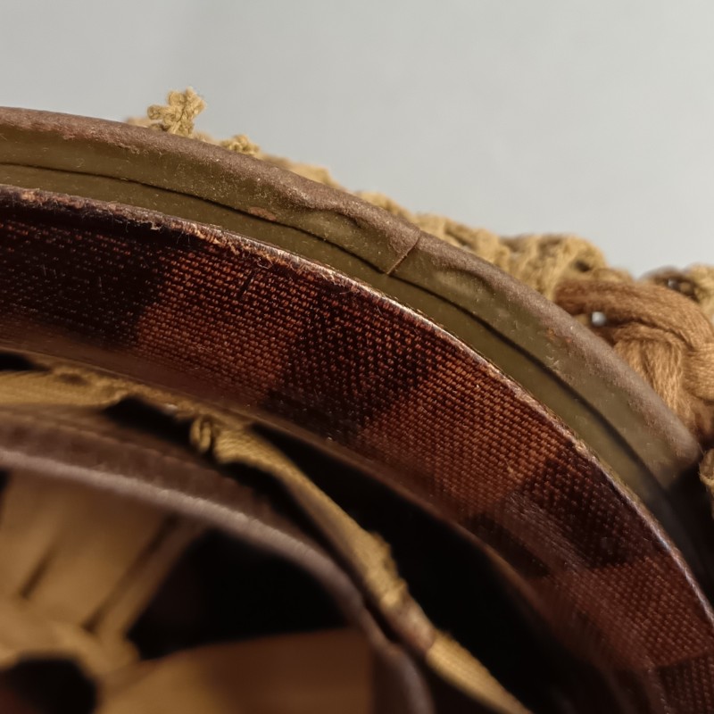 CASQUE USM1 ARMEE FRANCAISE ALGERIE LEGION ETRANGERE PARACHUTISTE TAP FILET CAMOUFLE LINER FIRESTONE