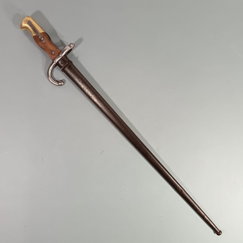 BAIONNETTE POUR FUSIL GRAS FRANCAIS MODELE 1874 AU MEME NUMERO MANUFACTURE D'ARMES DE ST ETIENNE OCTOBRE 1879