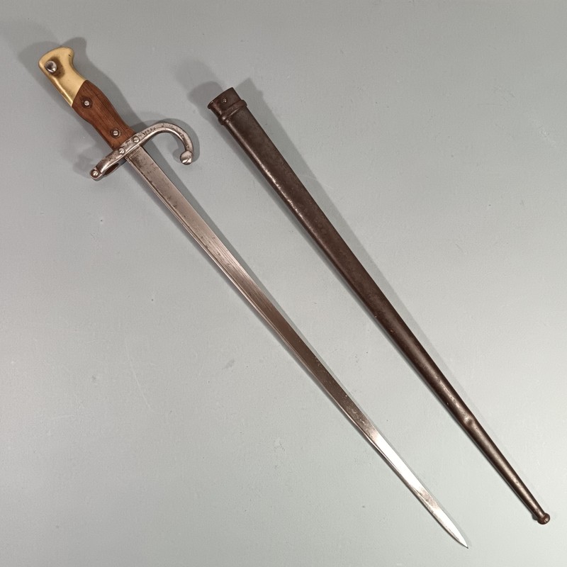 BAIONNETTE POUR FUSIL GRAS FRANCAIS MODELE 1874 AU MEME NUMERO MANUFACTURE D'ARMES DE ST ETIENNE OCTOBRE 1879