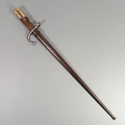 BAIONNETTE POUR FUSIL GRAS FRANCAIS MODELE 1874 AU MEME NUMERO MANUFACTURE D'ARMES DE ST ETIENNE JANVIER 1880